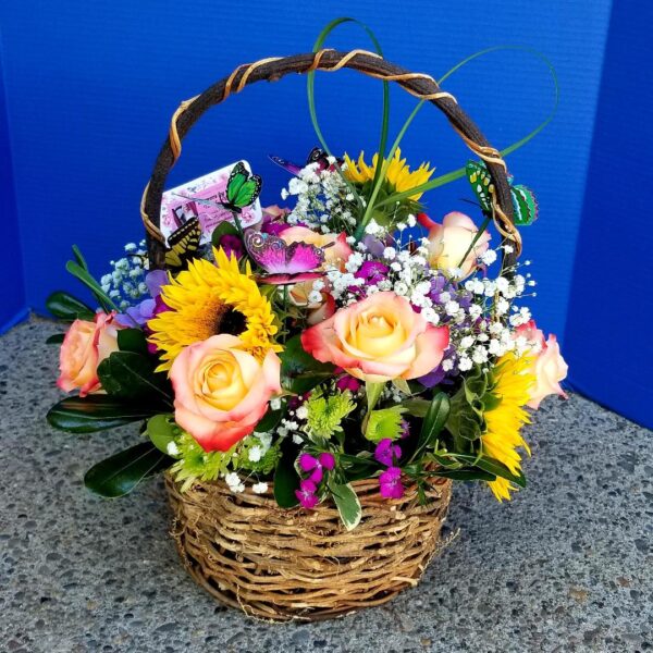 Large Arrangement in Basket